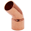 Wrot Copper 45° Street Elbow