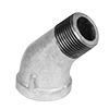 SA Siam Class 150 Malleable Galvanized Iron 45° Street Elbow