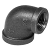 PR-Series Class 150 Malleable Black Iron 90° Reducing Elbow