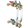 Precision Brass Manifold Kit with FNPT Isolation Valves with Thermometers