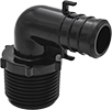 PPSU Plastic Crimp/Cinch PEX x MNPT Reducing 90° Elbow
