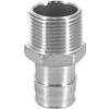 304 Stainless Steel Cold Expansion PEX x MNPT Adapter