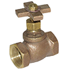 No Lead Brass Straight Stop Valve with Cross Handle