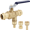 No Lead Brass LegendPress® Thermal Expansion Relief Valve with Outlet Adapter Kit