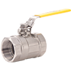 316 Stainless Steel Two-Piece Large Port Ball Valve with Locking Device