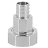 Crimp/Cinch PEX Adapter & Union Nut for T-45NL & T-46NL Thermostatic Mixing Valves